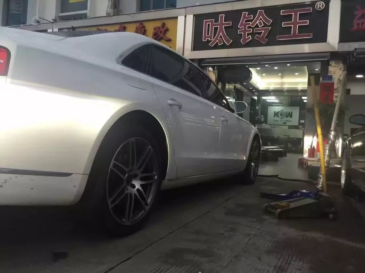 奧迪 A8，裝20寸 鍛造 完工！