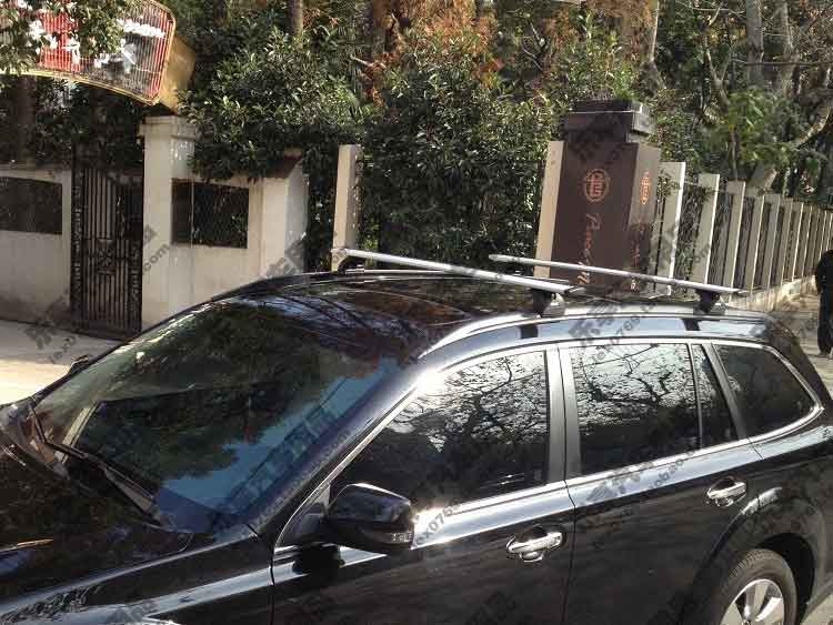 09款斯巴魯傲虎專用靜音承重拓樂汽車車頂行李架橫桿鋁合金橫杠