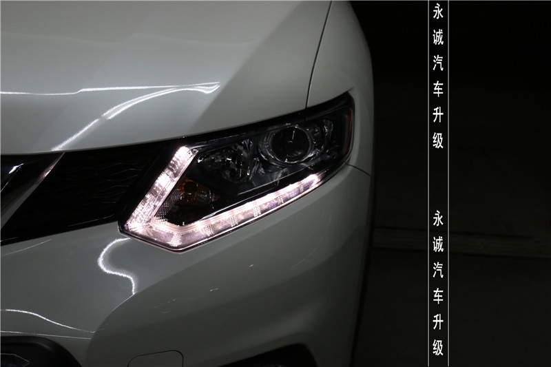 石家莊改燈 新奇駿大燈變亮改Q5雙光透鏡【永誠車燈升級(jí)】