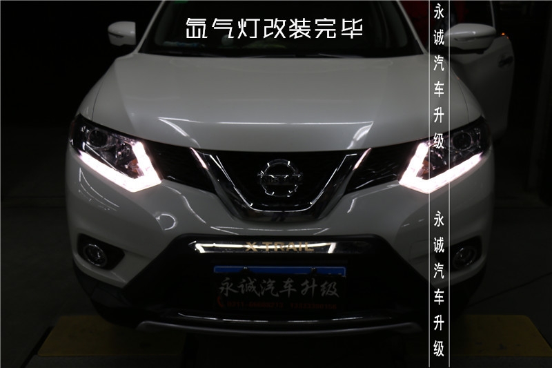 石家莊改燈 新奇駿大燈變亮改Q5雙光透鏡【永誠車燈升級(jí)】