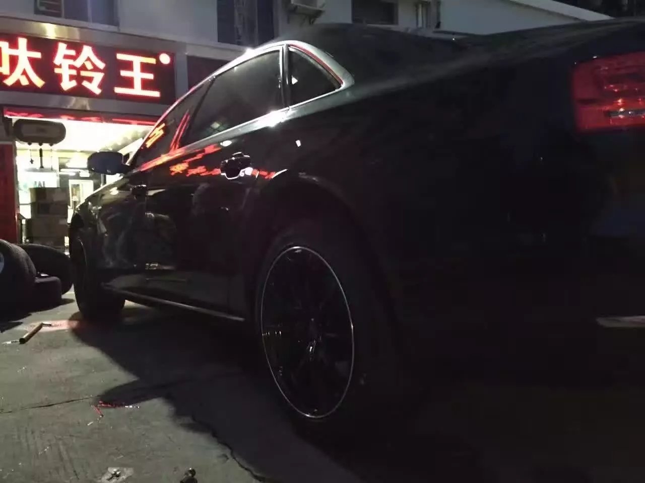 奧迪，換RAYS  G25  完工！