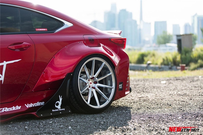 雷克薩斯RC200t F SPORT寬體 RC改裝ROCKET BUNNY 大小包圍 尾翼