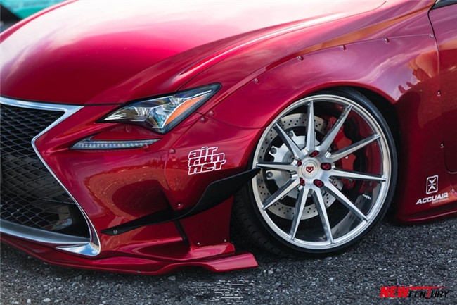 雷克薩斯RC200t F SPORT寬體 RC改裝ROCKET BUNNY 大小包圍 尾翼