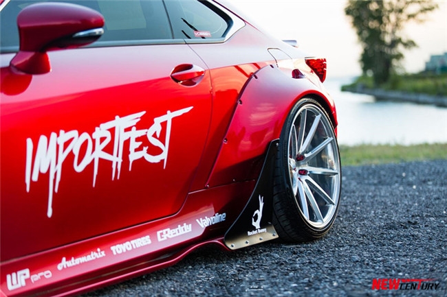 雷克薩斯RC200t F SPORT寬體 RC改裝ROCKET BUNNY 大小包圍 尾翼