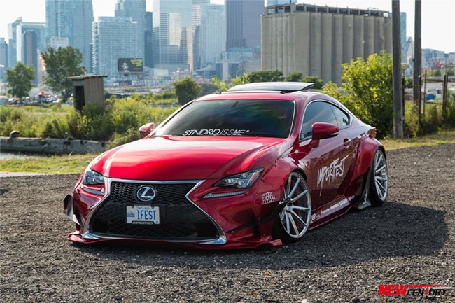 雷克薩斯RC200t F SPORT寬體 RC改裝ROCKET BUNNY 大小包圍 尾翼