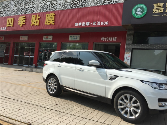 路虎攬運(yùn)全車龍膜玻璃隔熱膜前擋贏領(lǐng)70+側(cè)后暢悅15-四季貼膜南湖店出品