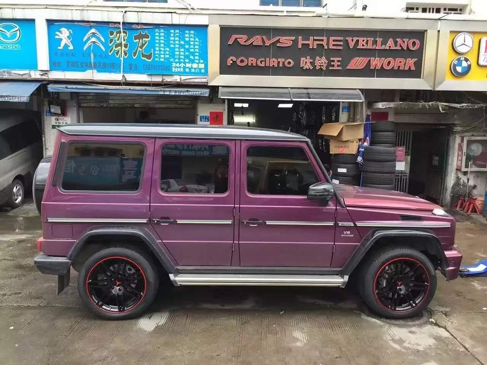 奔馳，G63 裝21寸 鍛造 、完工！