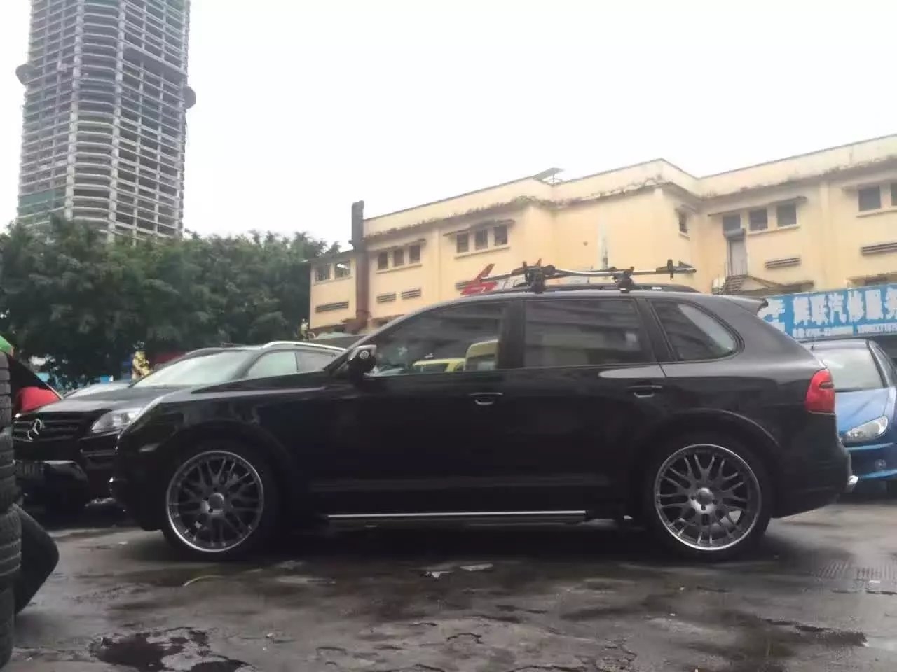 卡宴，升級(jí)22寸 哈曼 完工！