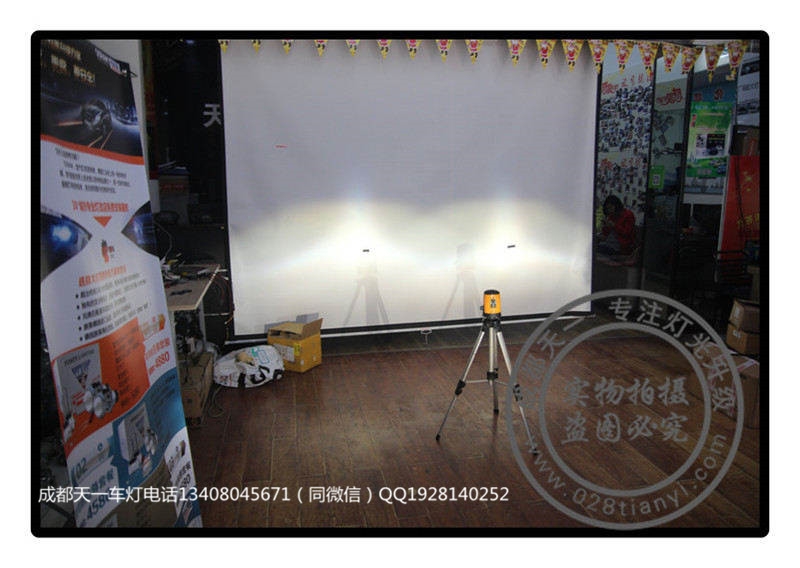 成都十代思域改燈Q5海拉雙光透鏡歐司朗氙氣燈LED惡魔眼總成