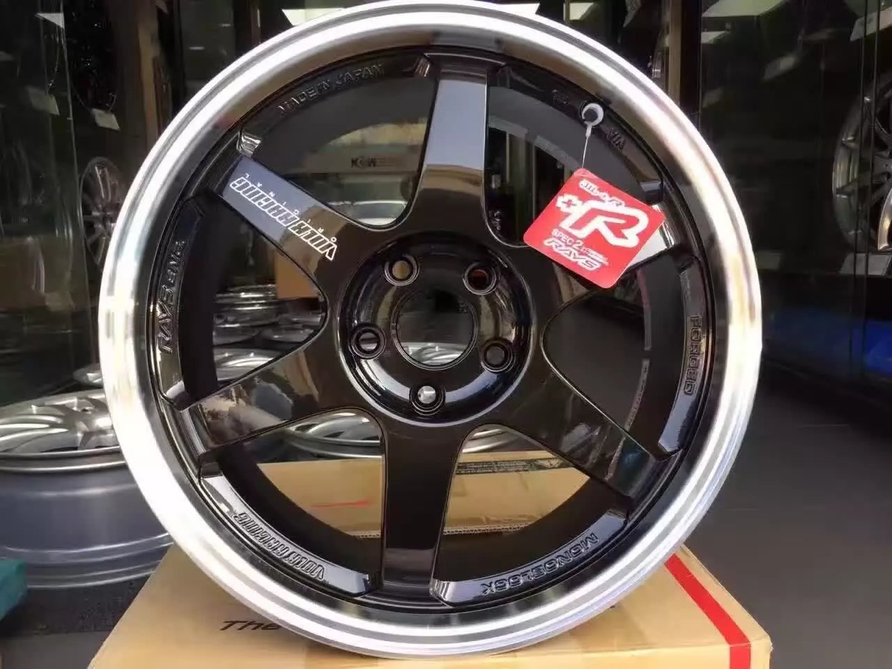 大眾，換RAYS TE37 TTA 完工！