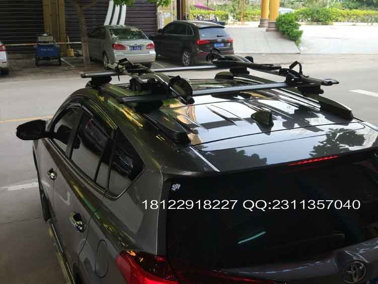 2015款RAV4原廠貼合鋁合金車頂行李架橫桿拓樂775帶鎖質(zhì)保五年送貨上門包安裝