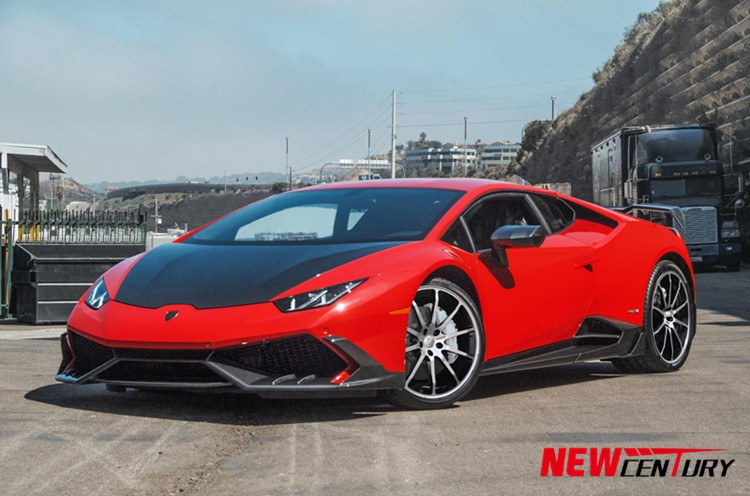 蘭博基尼小牛LP610-4 Huracan LP600改裝mansory碳纖維大包圍尾翼