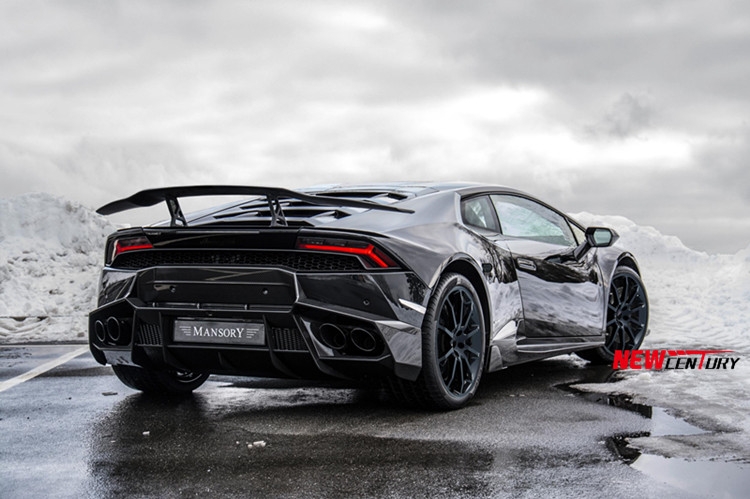 蘭博基尼小牛LP610-4 Huracan LP600改裝mansory碳纖維大包圍尾翼