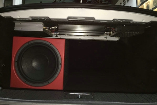奔馳CLS320汽車音響改裝 升級德國佛倫詩——常州至上音樂