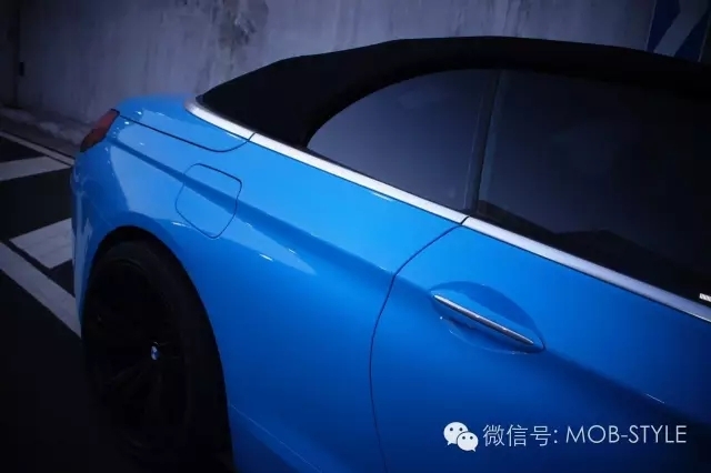 寶馬BMW640冰淇淋藍(lán)貼膜改色（深圳廣州佛山車(chē)身改色貼膜）