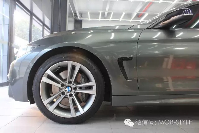 BMW-4系換裝小珍珠金屬灰（深圳廣州佛山車(chē)身改色貼膜）