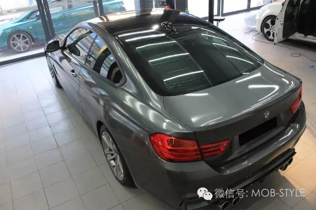 BMW-4系換裝小珍珠金屬灰（深圳廣州佛山車(chē)身改色貼膜）