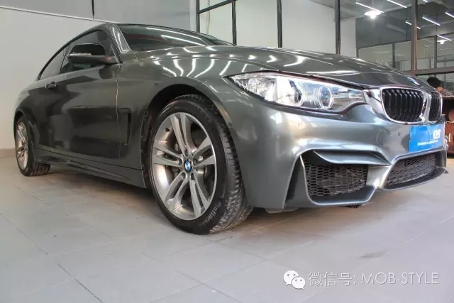 BMW-4系換裝小珍珠金屬灰（深圳廣州佛山車(chē)身改色貼膜）