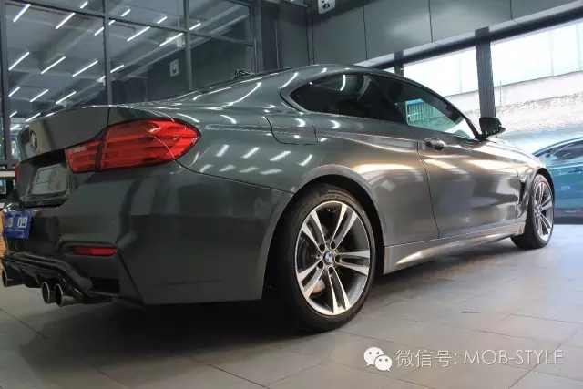BMW-4系換裝小珍珠金屬灰（深圳廣州佛山車(chē)身改色貼膜）
