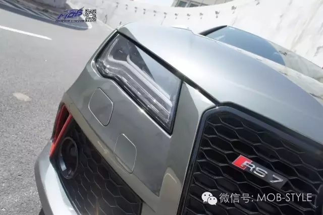 奧迪RS7-施工電鍍鎢鋼(深圳廣州佛山車身改色貼膜)