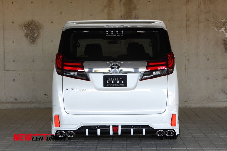 新款埃爾法改裝ZEUS大包圍 原車運(yùn)動(dòng)版阿爾法升級(jí)MZSPEED前杠尾翼
