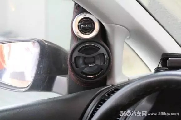 大眾途安音響改裝 丹麥芬朗三分頻系統(tǒng) 泉州山水汽車(chē)音響改裝