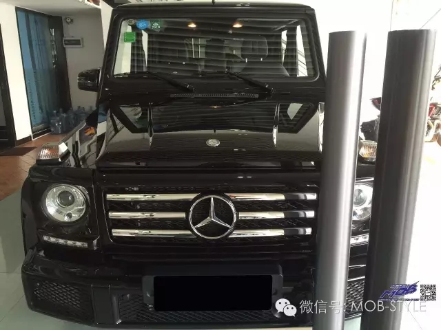 奔馳BENZ-G50拉絲金屬車身膜(深圳廣州佛山車身改色貼膜)