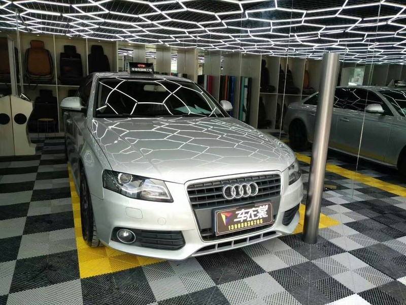南昌麥可貼 奧迪A4L電光金屬鈦灰車身改色貼膜
