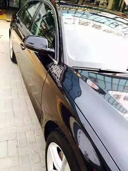 南昌漆面保護(hù)膜 奧迪A8極光黑車身改色貼膜