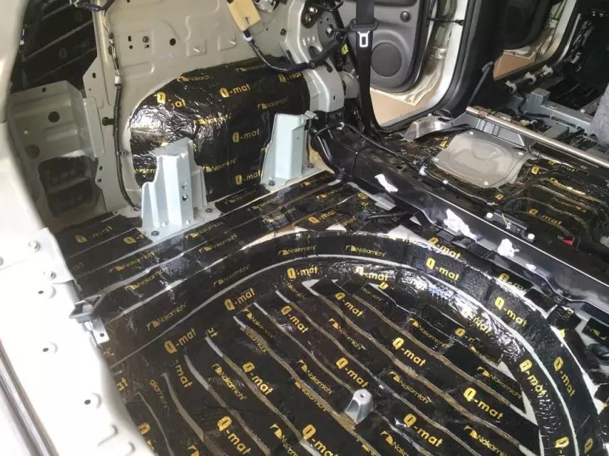 南寧日產(chǎn)奇駿隔音改裝【中道隔音】-途悅汽車音響.隔音改裝