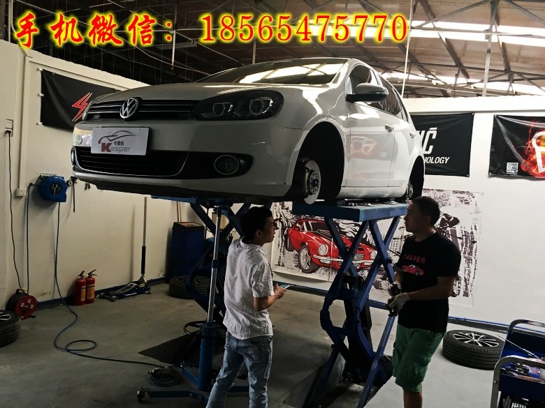 高爾夫6改裝底盤強化襯套/鋁杯士安裝施工