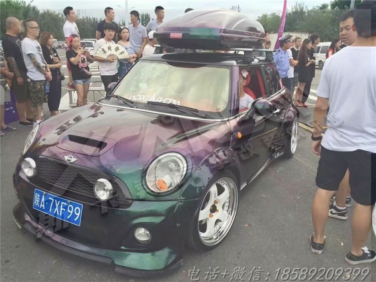 寶馬MINI R56加裝LB寬體包圍