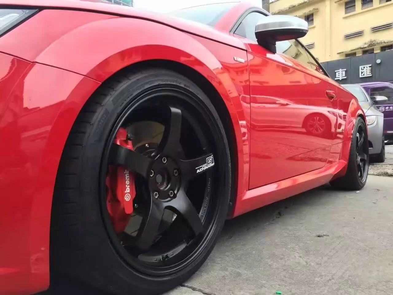 奧迪，換 橫濱 GT 、19寸 完工！