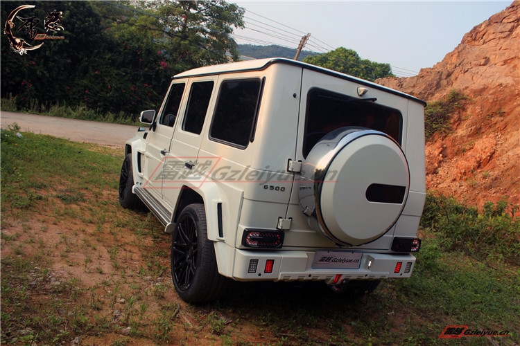 奔馳G級改裝BRABUS包圍G55G500G63G65AMG巴博斯大包圍排氣機蓋燈