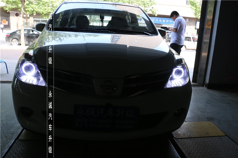 【永誠(chéng)汽車】石家莊騏達(dá)改燈，升級(jí)雙光透鏡氙氣燈