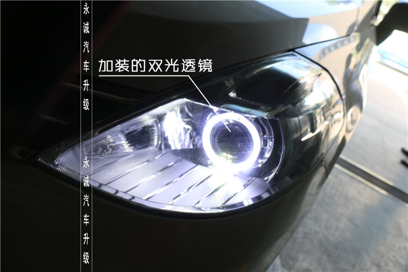 【永誠(chéng)汽車】石家莊騏達(dá)改燈，升級(jí)雙光透鏡氙氣燈
