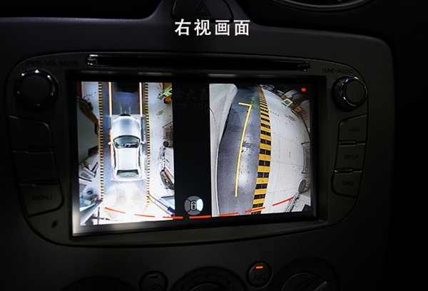 福克斯加装道可视360度全景行车记录仪1080P【重庆渝大昌汽车音响改装】