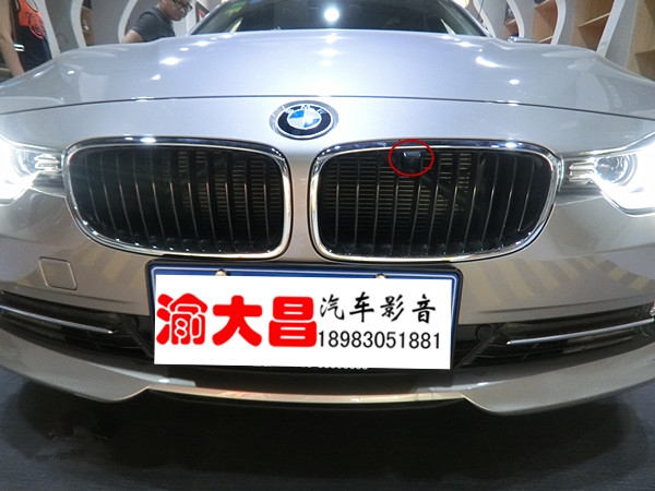 寶馬3系加裝1080P超清360度道可視全景行車(chē)記錄儀_重慶渝大昌汽車(chē)音響