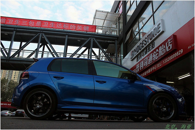 高爾夫R改裝RAYS TE37SL鍛造輪轂 PW 搭配橫濱225/40R18 AD08R rays鍛造輪轂 TE37SL PW PG