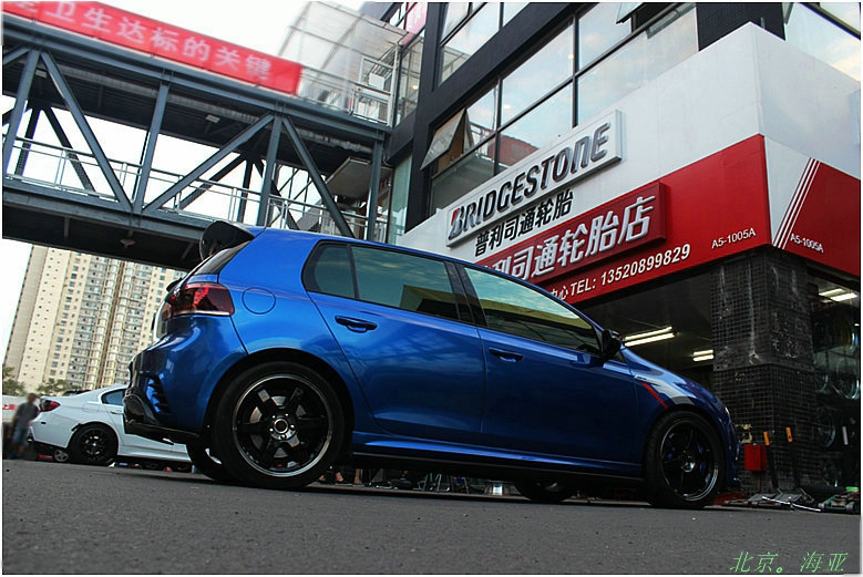 高爾夫R改裝RAYS TE37SL鍛造輪轂 PW 搭配橫濱225/40R18 AD08R rays鍛造輪轂 TE37SL PW PG