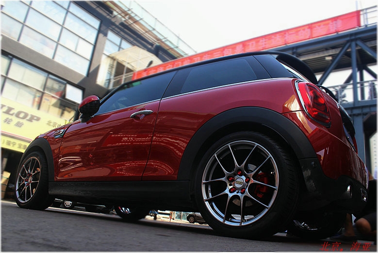 mini F56 改裝 日本 BBS RF 18寸 鍛造輪轂 倍耐力PZERO 新PO高性能運動胎 BLOX鍛造螺桿