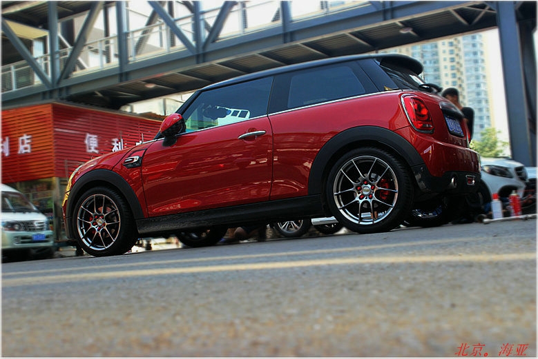 mini F56 改裝 日本 BBS RF 18寸 鍛造輪轂 倍耐力PZERO 新PO高性能運動胎 BLOX鍛造螺桿