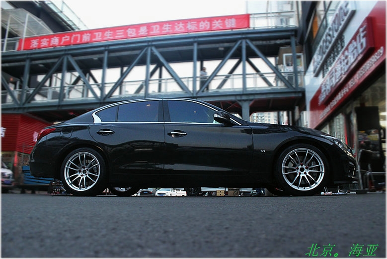 英菲尼迪 Q50 改裝RAYS 57XTREME 19寸輕量化輪轂 倍耐力Pzero性能胎 BLOX鍛造螺絲