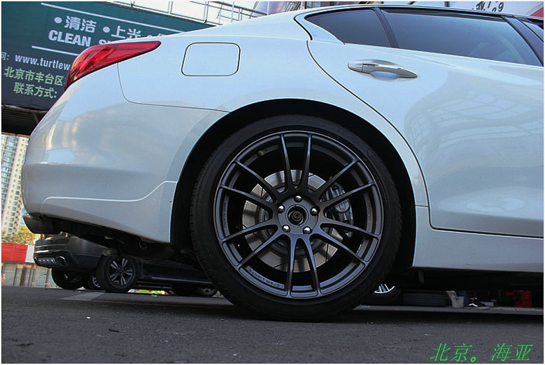 英菲尼迪 Q50 改裝RAYS 57XTREME 19寸輕量化輪轂 倍耐力Pzero性能胎 BLOX鍛造螺絲