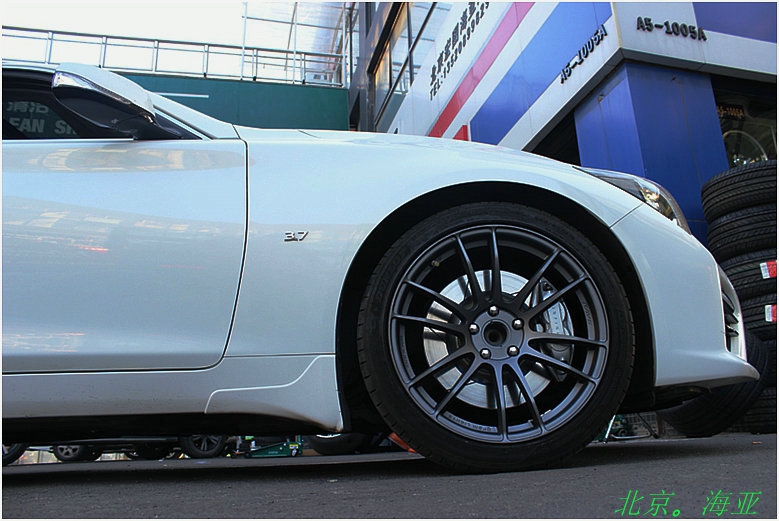 英菲尼迪 Q50 改裝RAYS 57XTREME 19寸輕量化輪轂 倍耐力Pzero性能胎 BLOX鍛造螺絲