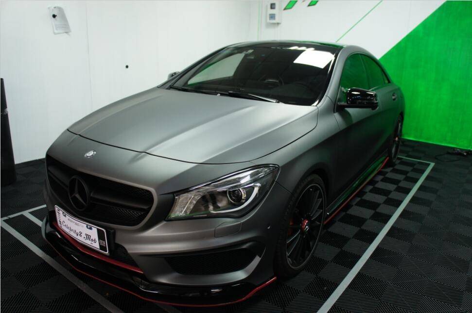 奔驰BENZ CLA45 AMG电光金属灰（深圳广州佛山车身改色贴膜）