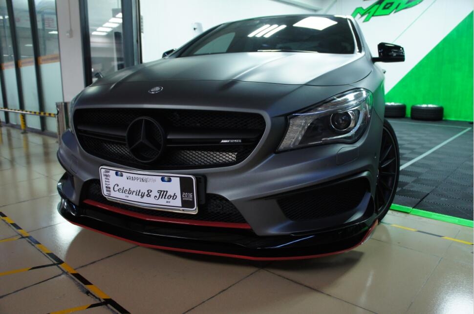 奔驰BENZ CLA45 AMG电光金属灰（深圳广州佛山车身改色贴膜）