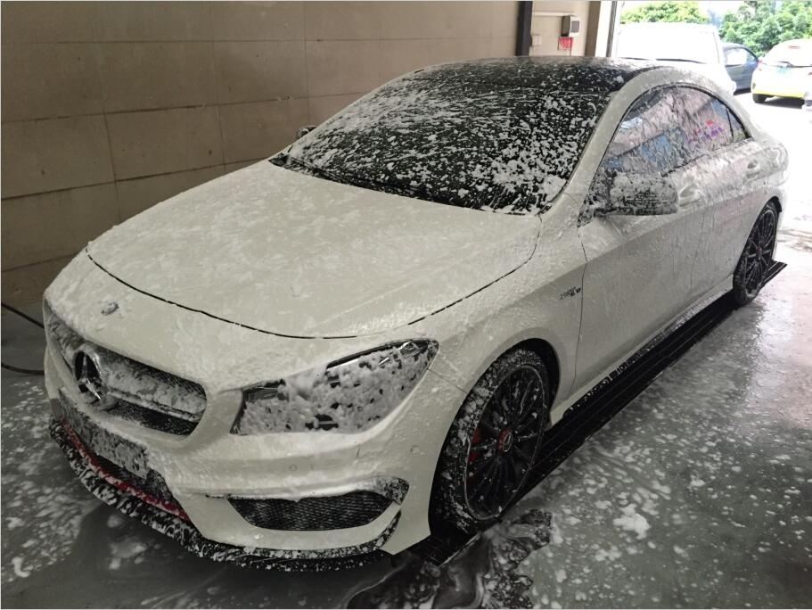 奔馳BENZ CLA45 AMG電光金屬灰（深圳廣州佛山車身改色貼膜）
