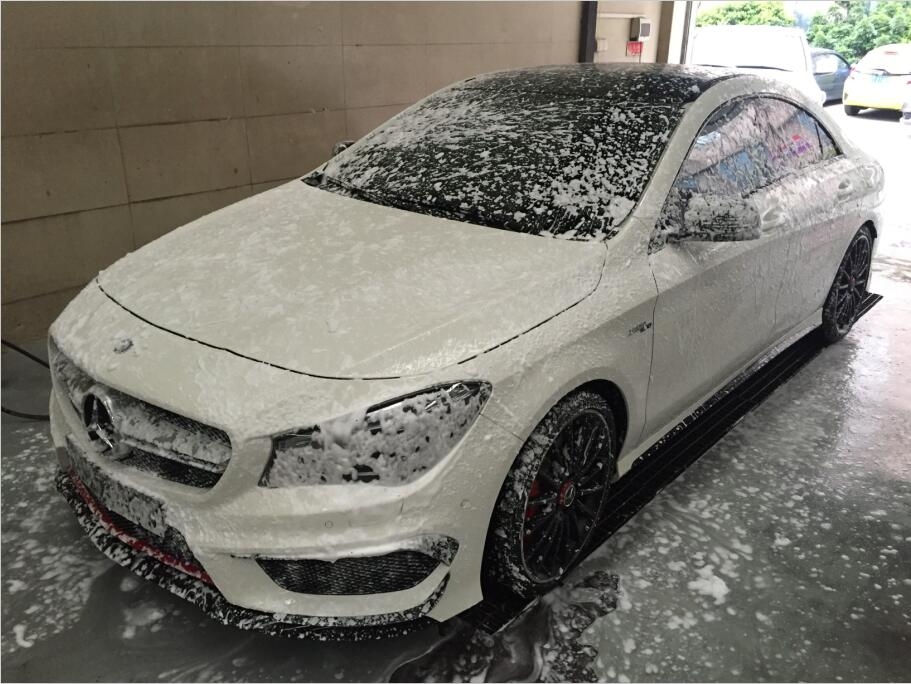 奔驰BENZ CLA45 AMG电光金属灰（深圳广州佛山车身改色贴膜）