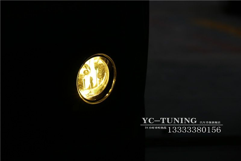 【永誠汽車】石家莊專業(yè)改燈 奧迪Q5升級氙燈透鏡霧燈黃金眼